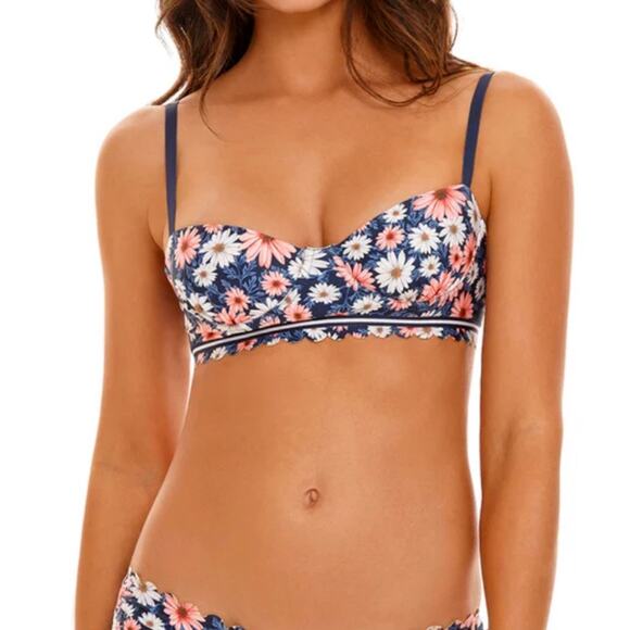 Agua Bendita Lauren Ross Bikini Top M - Picture 7 of 8